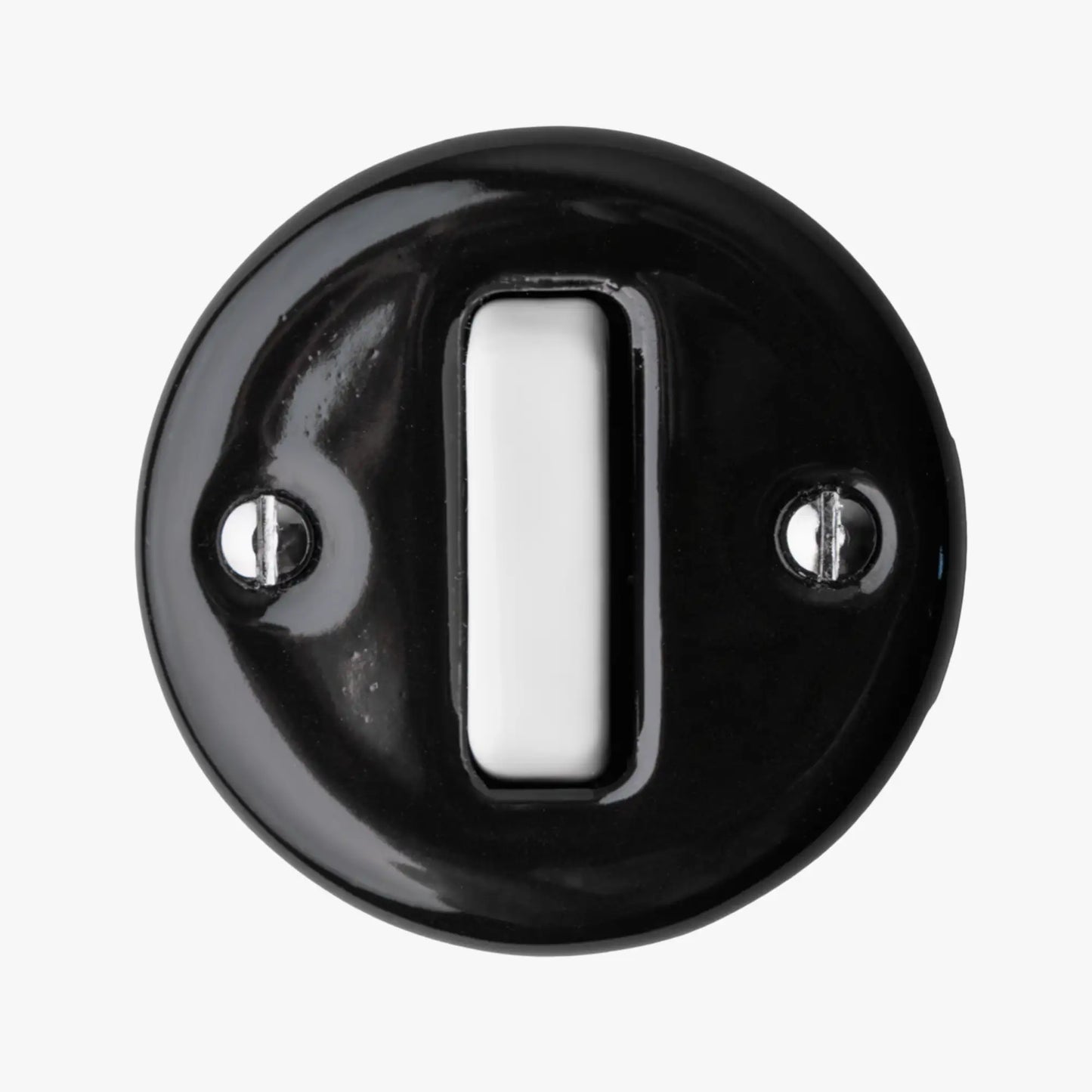 Amy - Black White - Switch - 1 Gang - 1 Way