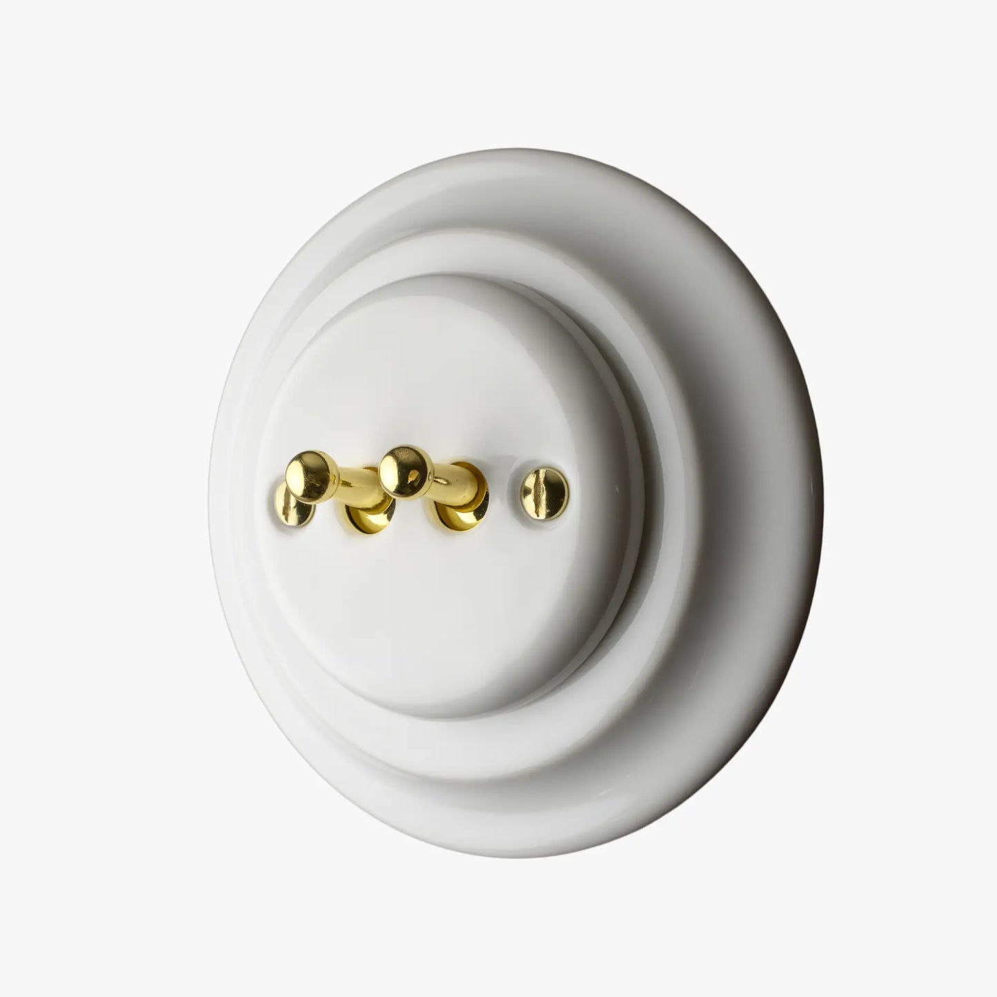 Belinda - White - Switch - 2 Gang - 2 Way