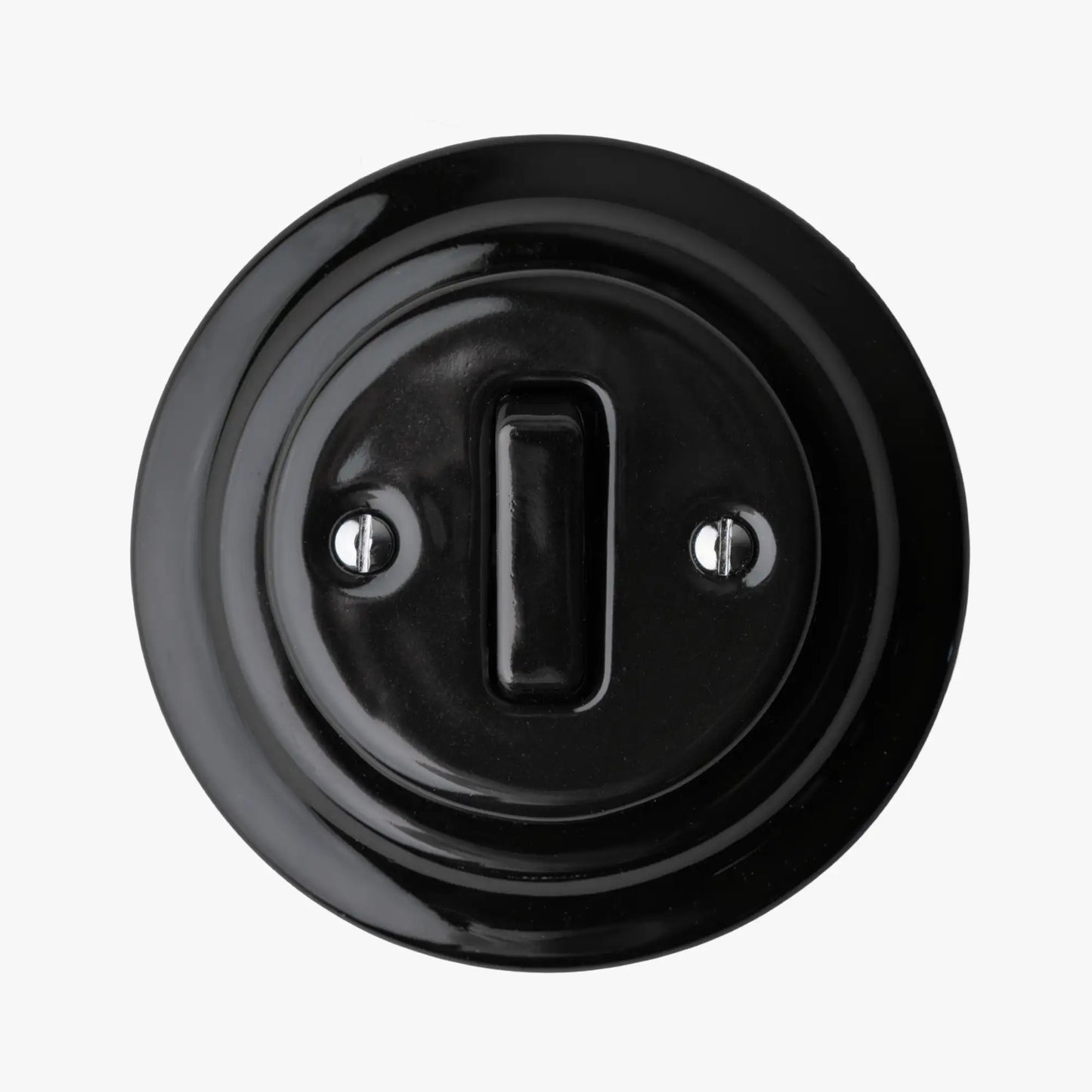 Brenda - All Black - Switch - 1 Gang - 1 Way