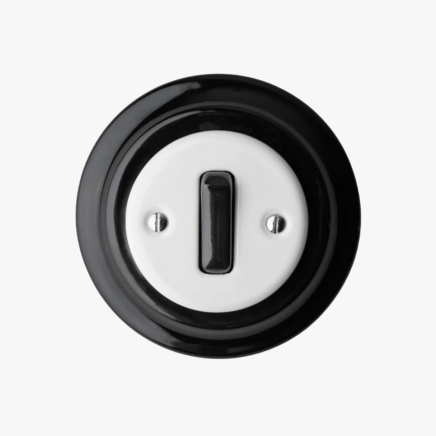 Brenda - Black White Black - Switch - 1 Gang - 1 Way